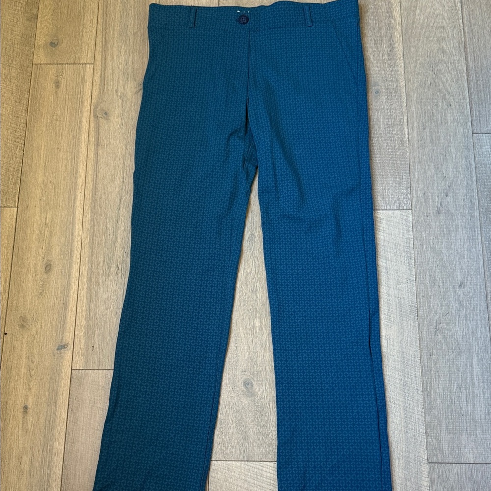 Betabrand Strait Geometric Print Work / Yoga Pants - Picture 2 of 7